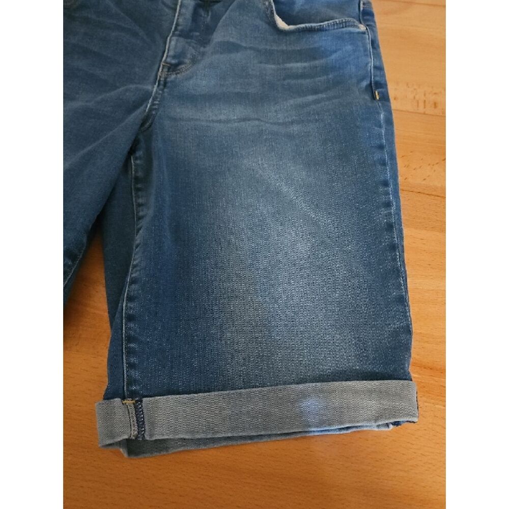 NYDJ  Briella Denim Bermuda Shorts 10 - Picture 5 of 7